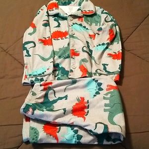 Toddler Long Sleeve Dinosaur Pajamas 4T